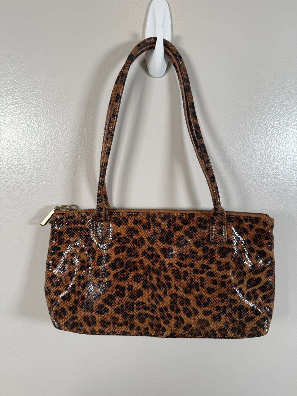 Hobo International Leopard Purse Shoulder Bag Y2K Mob Wife Animal Print